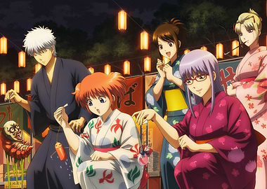 Gintama Cast at Summer Festival