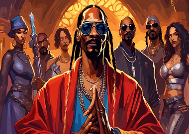 Snoop Dogg Fantasy Art