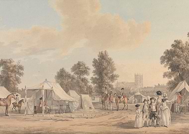 18th Century Camp Scene