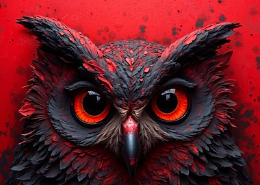 Red-Eyed Owl