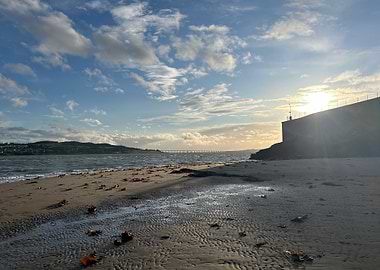 Sandy Beach in broughty ferry