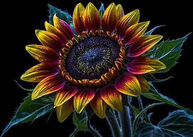 Vibrant Sunflower Close-Up