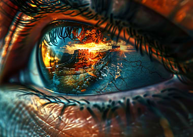 Great Wall in Eye