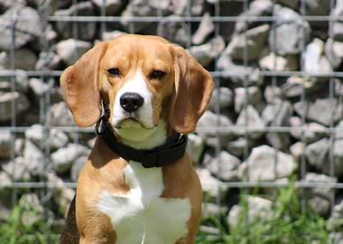 Beagle Dog Portrait
