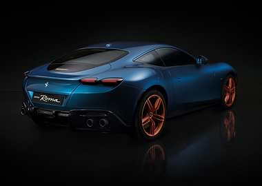 Ferrari Roma Rear View