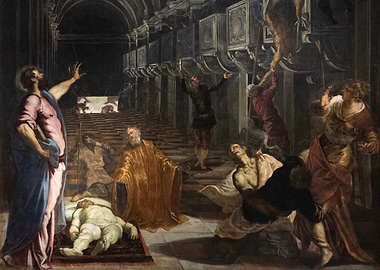 Biblical Painting: The Raising of Lazarus