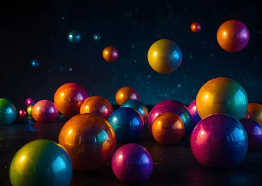 Colorful Shiny Balls