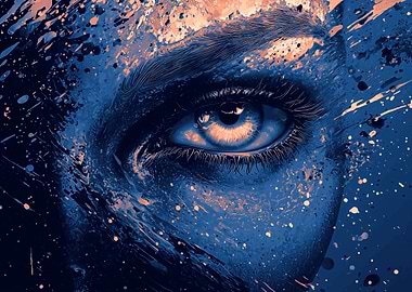 Abstract Eye Art