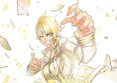 NÉOGICIA poster officiel - Olydriverse - Loreley en posture de combat