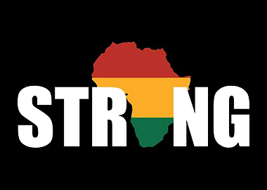 African Strength Graphic