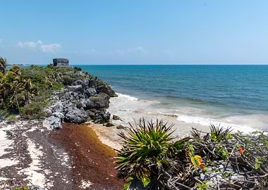 Ancient Ruins by the Sea