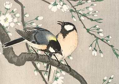 Birds on a Branch - Japanese style