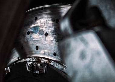 C63 AMG Brakes disc after heavy duty