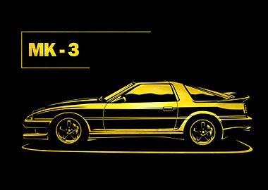 MK-3 Supra Silhouette