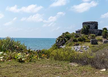 Ancient Ruins by the Sea