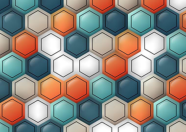 Hexagon Pattern Background