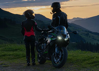 Kawasaki Zx6r Sunset Ride