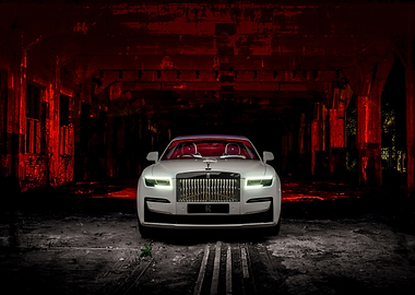 White Rolls Royce Phantom