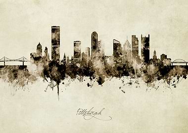 Pittsburgh Pennsylvania Skyline