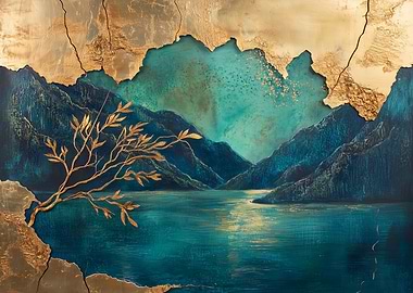 Golden Mountain Lake