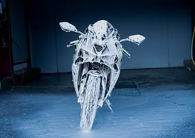 Kawasaki Zx6r soaped