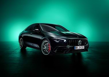Black Mercedes-AMG CLA 45