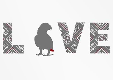 Parrot Love Graphic