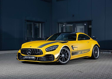 Yellow Mercedes-AMG GT