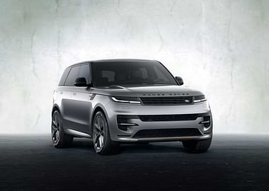 Silver Range Rover SUV