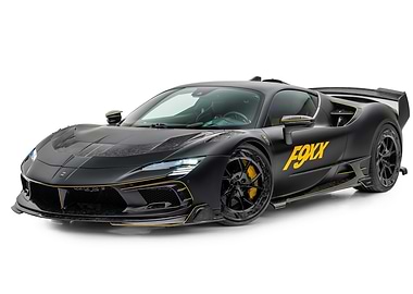 Black and Gold Supercar