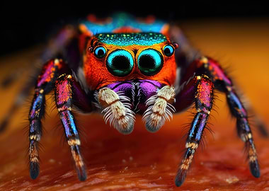 Rainbow Jumping Spider