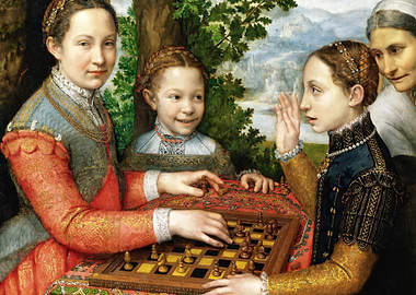 Chess Game Painting