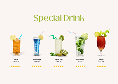 Special Drink Menu