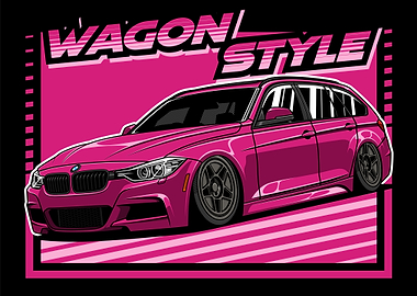 Wagon Style BMW F31 Pink