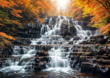 Autumn Waterfall