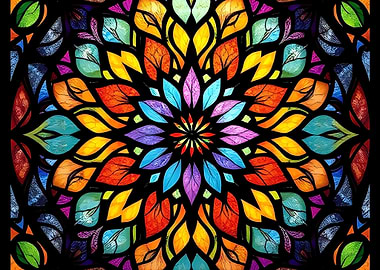 Stained Glass Mandala