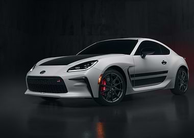 White Toyota GR86 Coupe