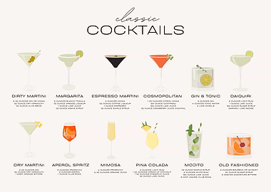 Classic Cocktail Recipes