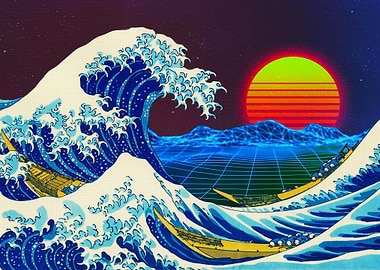 Great Wave Retro
