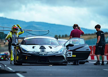 Ferrari Race Car Pit Stop