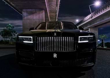 Black Rolls Royce Phantom