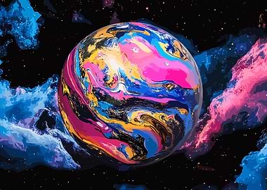 Abstract Space Planet