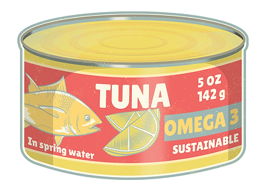 Tuna Can Label