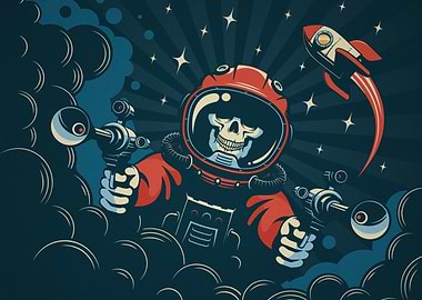 Space Skull Astronaut