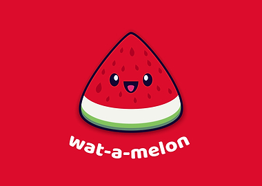 Cute Watermelon Illustration