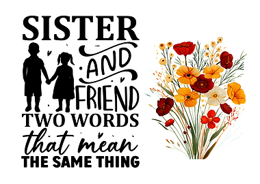 Sister and Friend Quote
