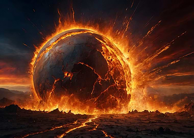 Burning Planet