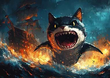 Cat Shark Attack