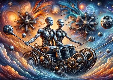 Robotic Chariot in a Cosmic Wonderland