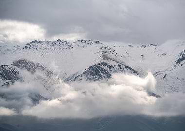 Snowy Mountain Peaks
